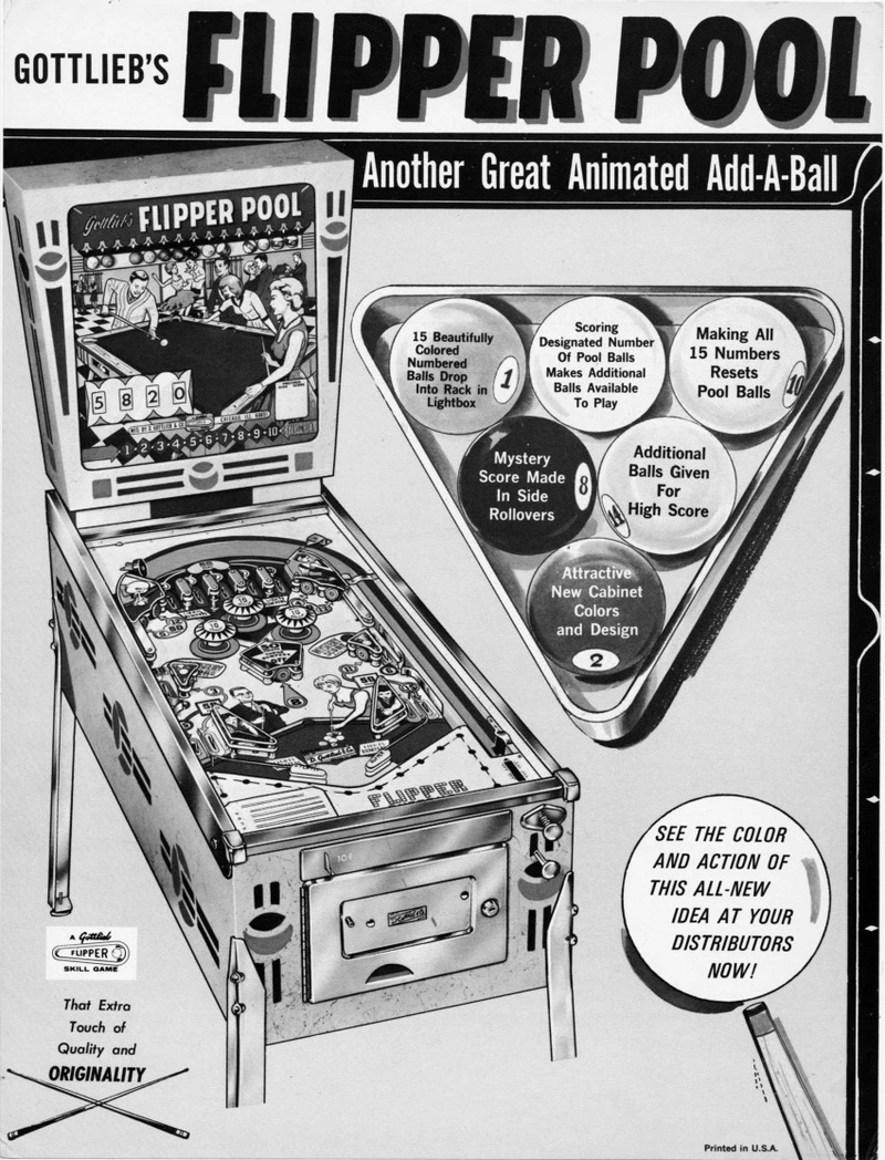 Flyer for Flipper Pool