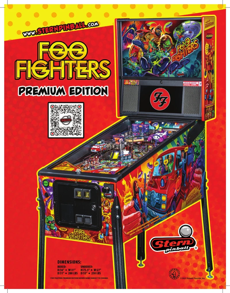 Flyer for Foo Fighters (Premium)