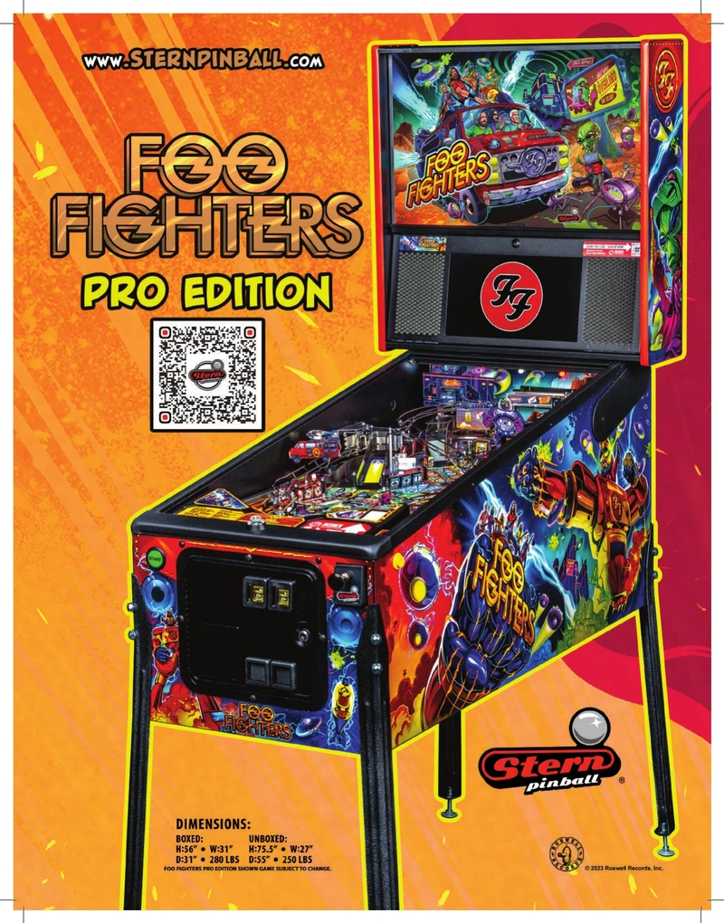 Flyer for Foo Fighters (Pro)