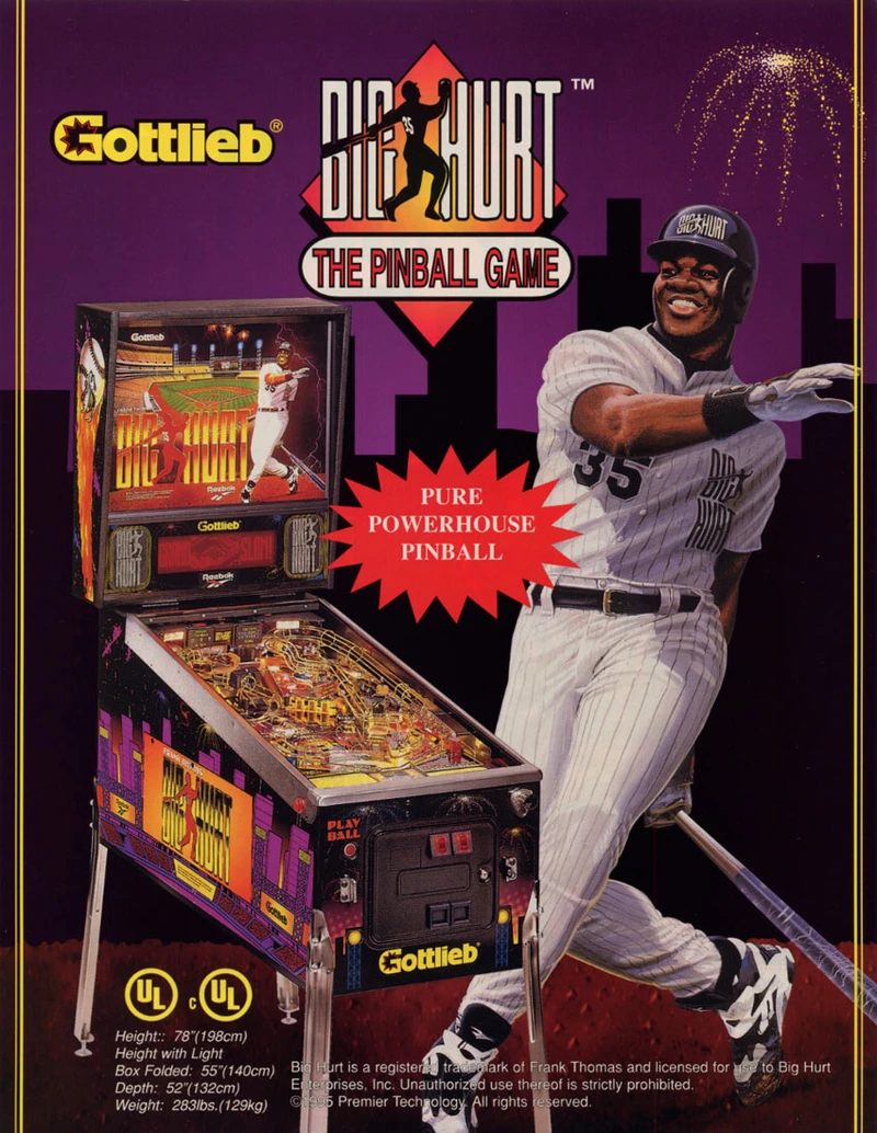 Flyer for Frank Thomas' Big Hurt