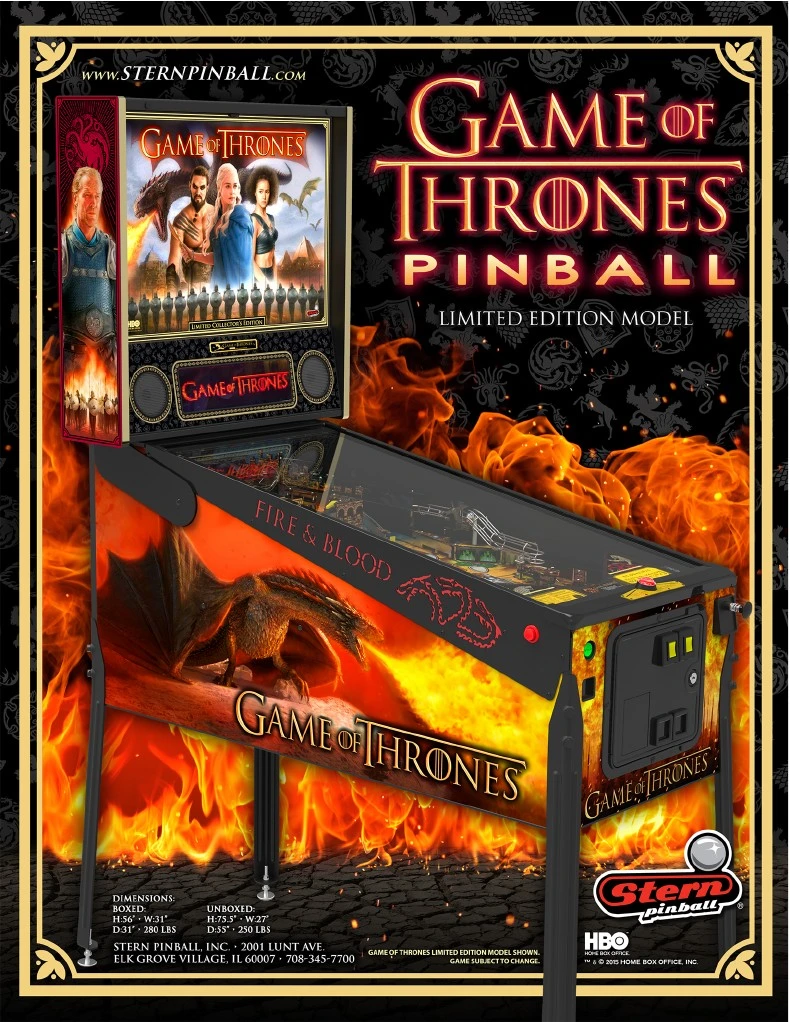 Flyer for Game of Thrones (LE)
