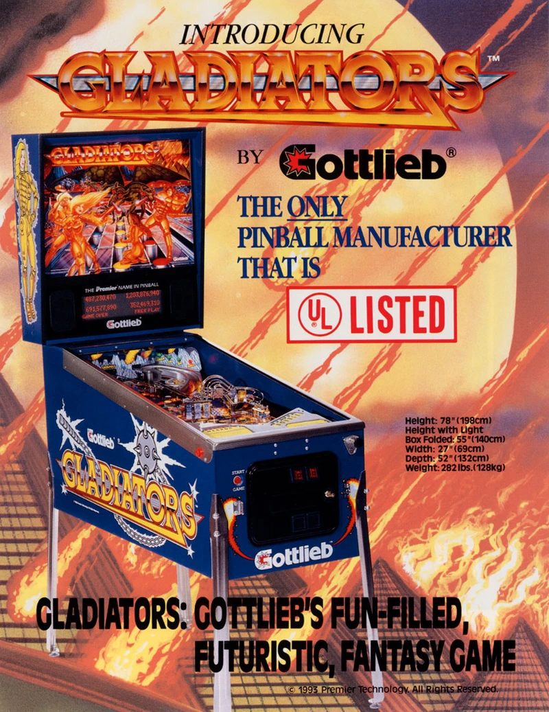 Flyer for Gladiators