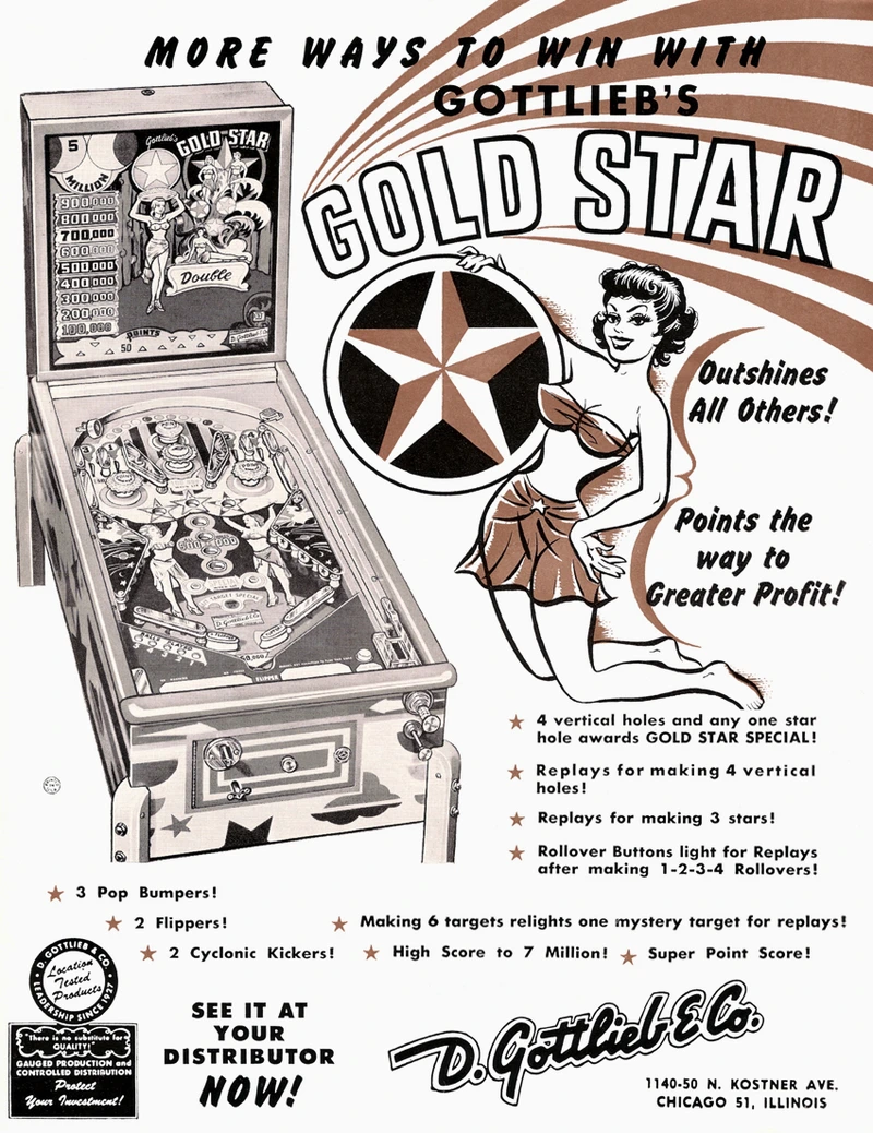 Dépliant pour Gold Star