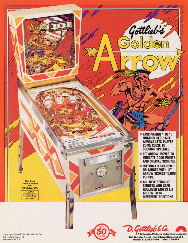 Flyer for Golden Arrow