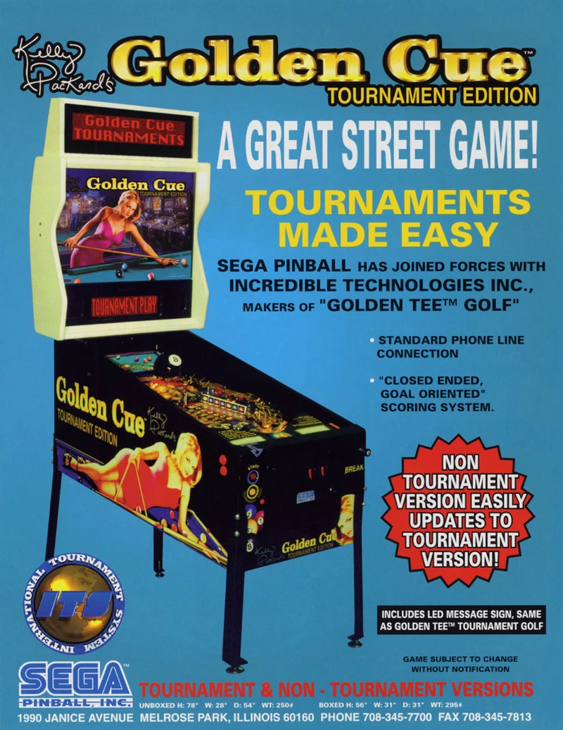 Flyer for Golden Cue
