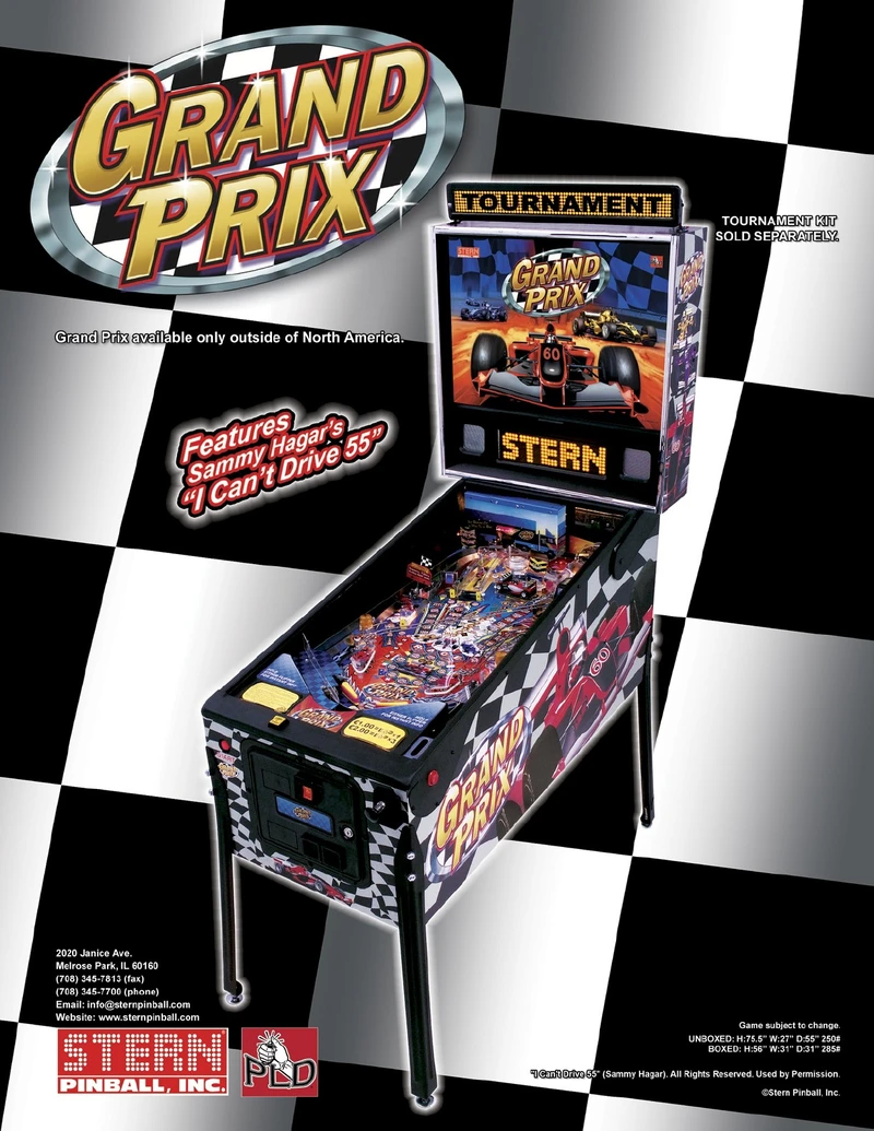 Dépliant pour Grand Prix