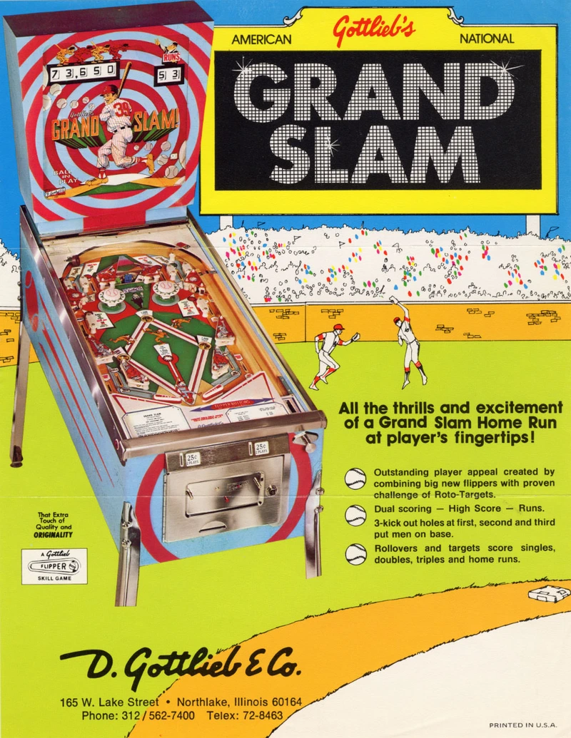 Dépliant pour Grand Slam
