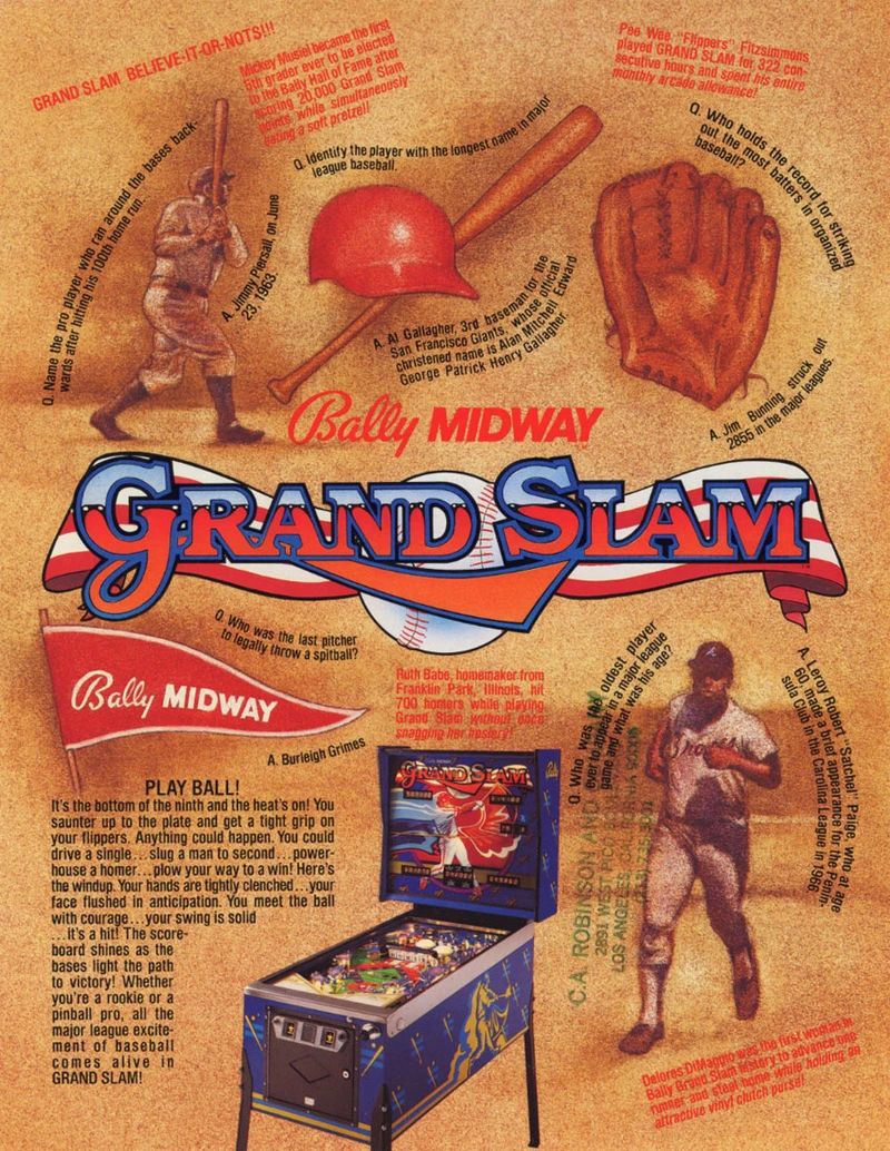 Flyer for Grand Slam