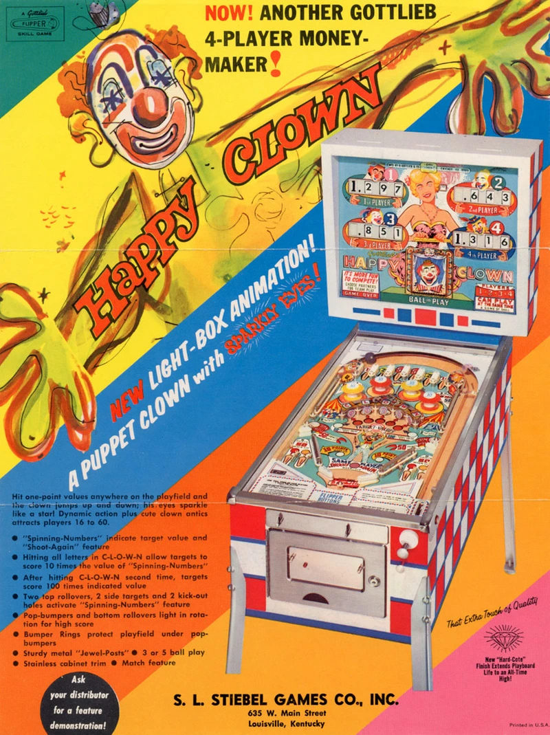 Flyer for Happy Clown