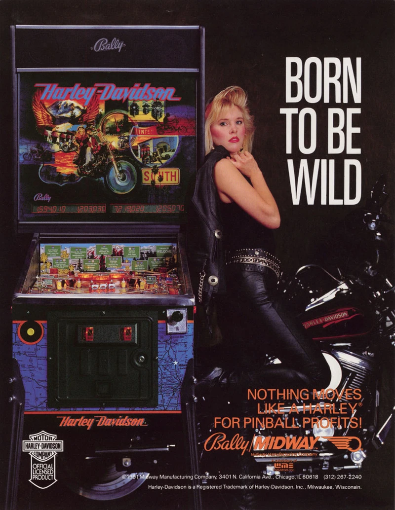 Flyer for Harley Davidson