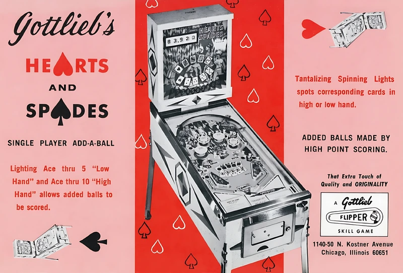 Dépliant pour Hearts and Spades