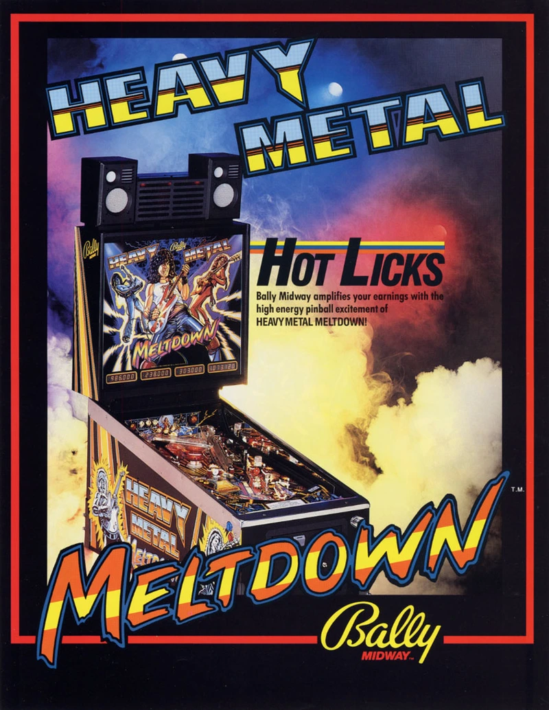 Flyer for Heavy Metal Meltdown