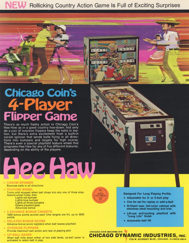 Dépliant pour Hee Haw