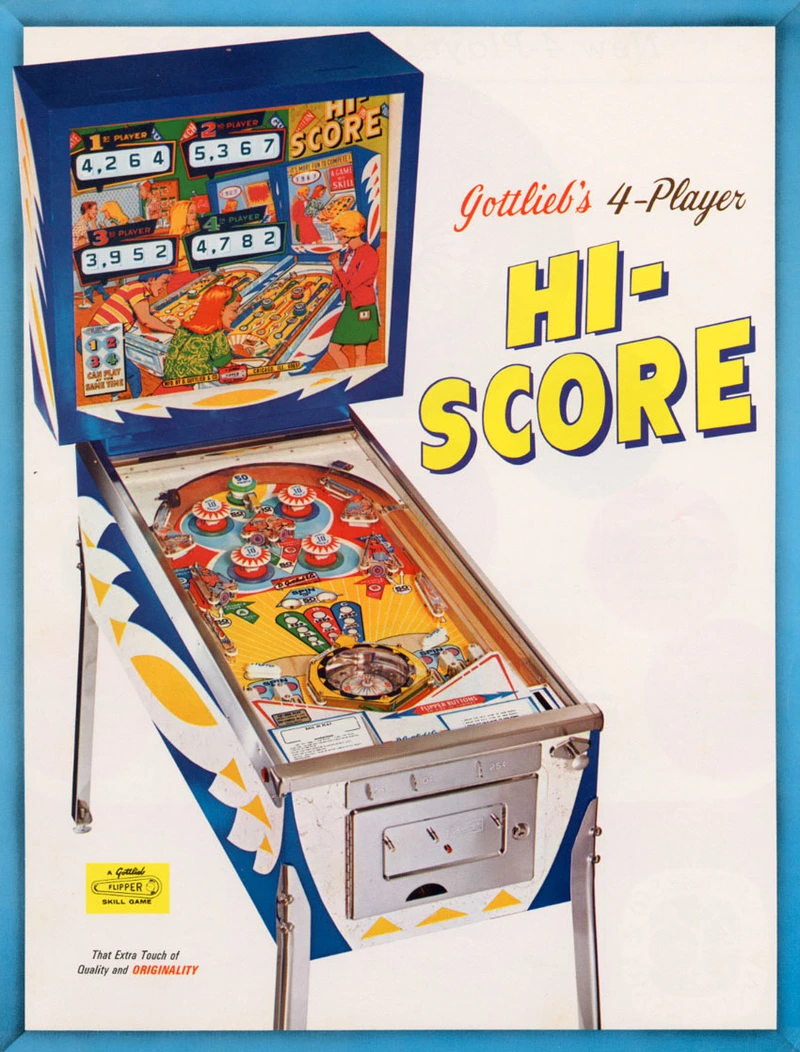 Dépliant pour Hi-Score