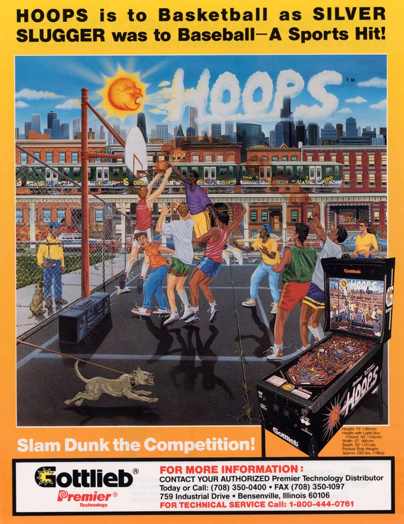 Flyer for Hoops