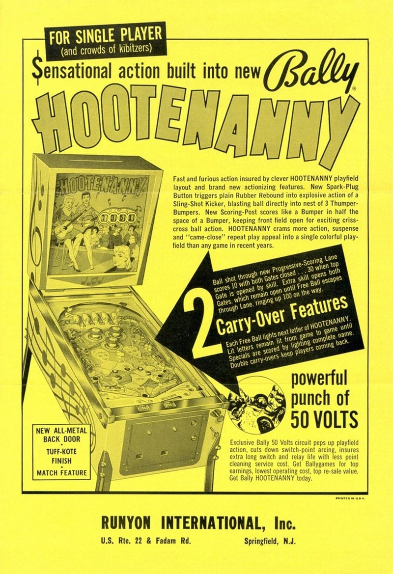 Dépliant pour Hootenanny