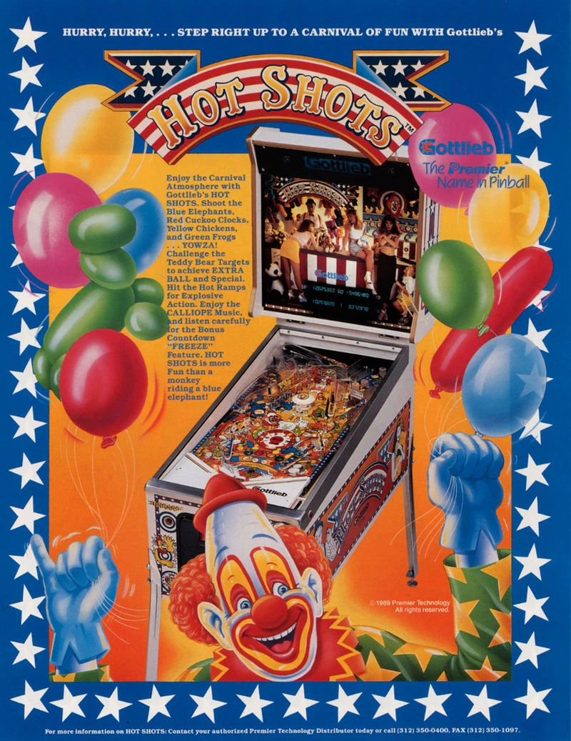 Flyer for Hot Shots