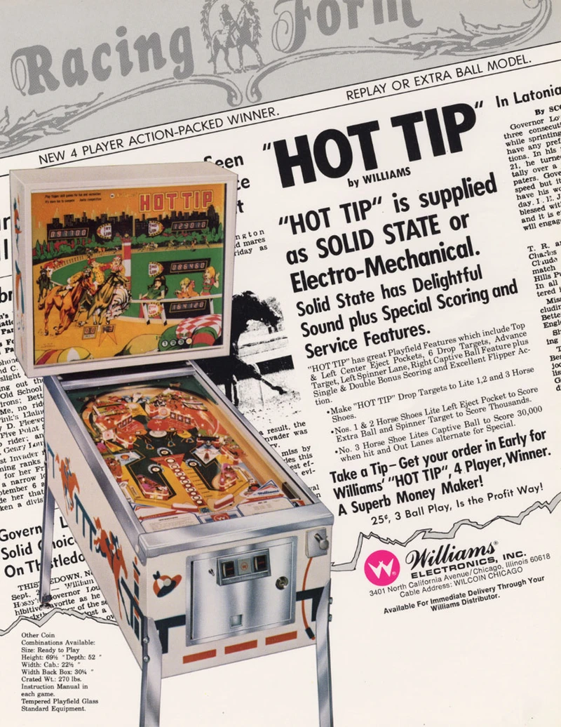 Flyer for Hot Tip