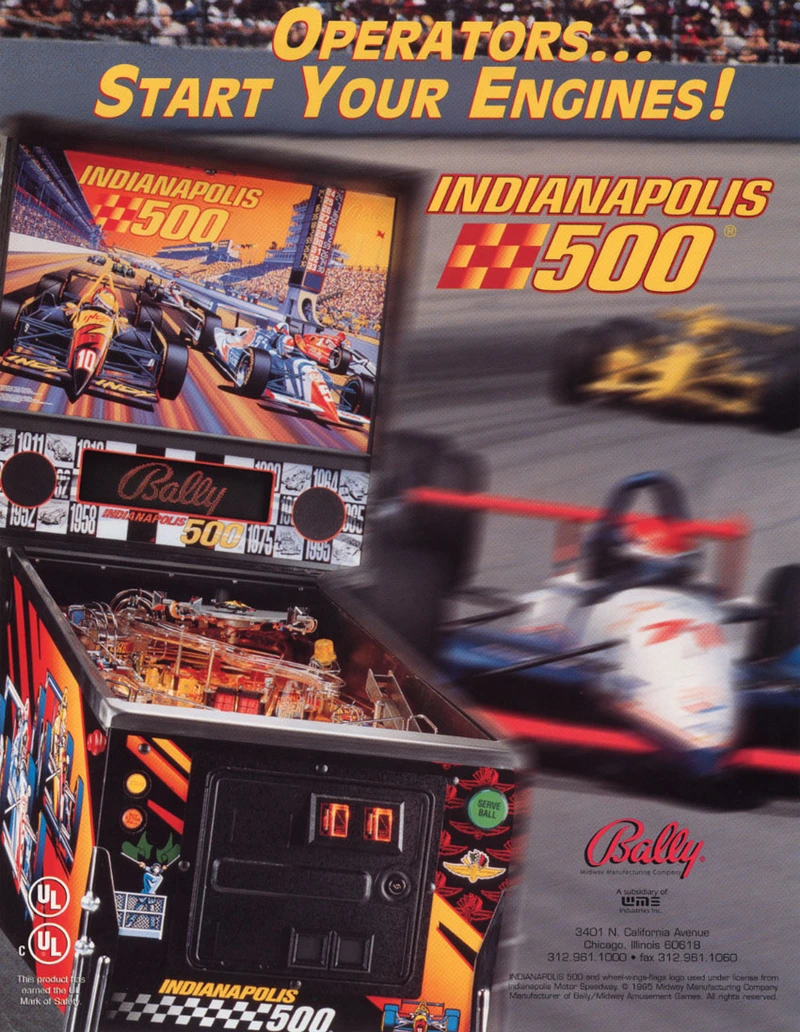 Flyer for Indianapolis 500