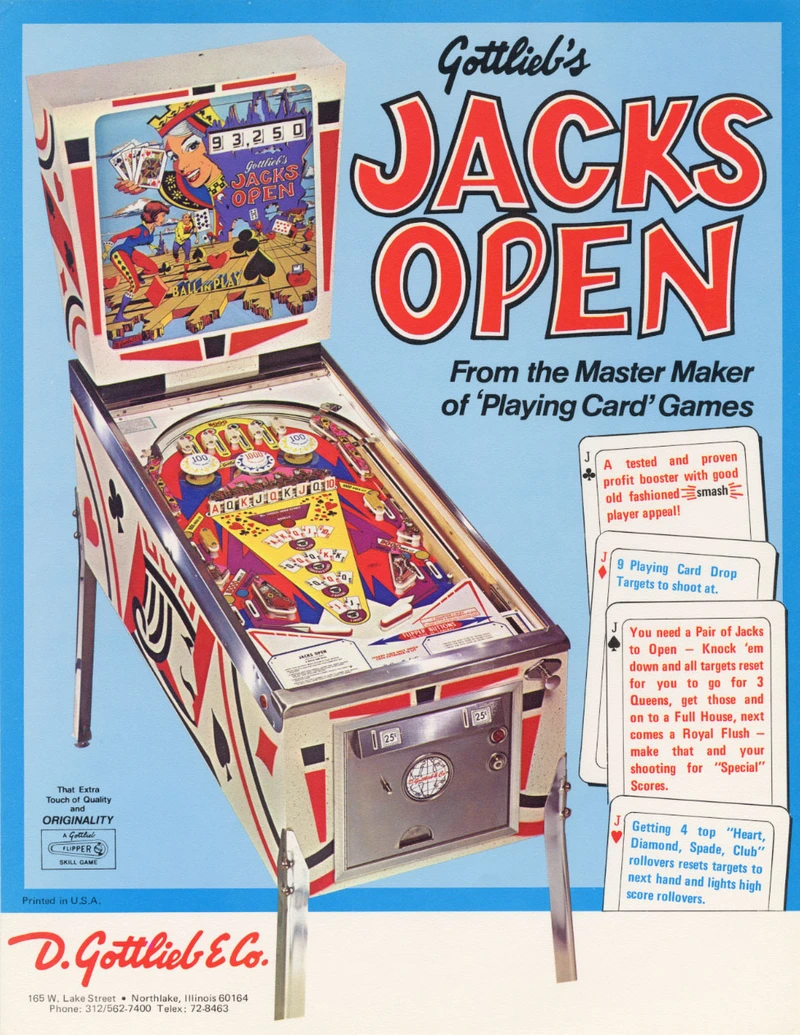 Flyer for Jacks Open