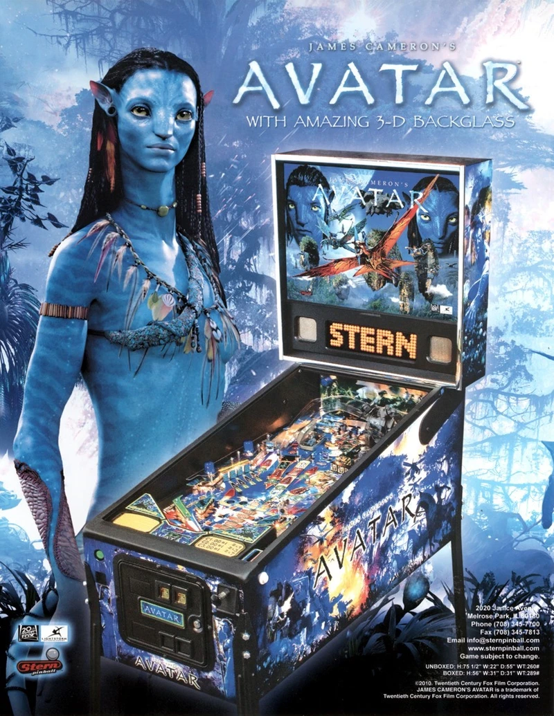 Flyer for James Cameron's Avatar