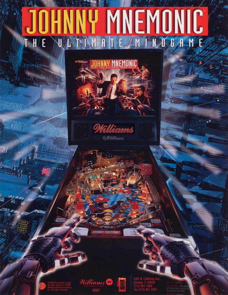Flyer for Johnny Mnemonic