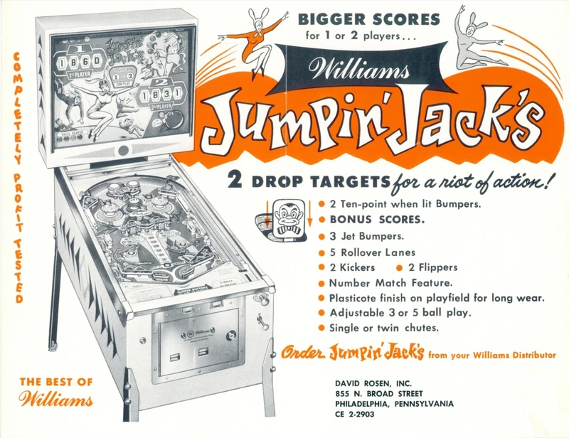 Flyer for Jumpin' Jack's