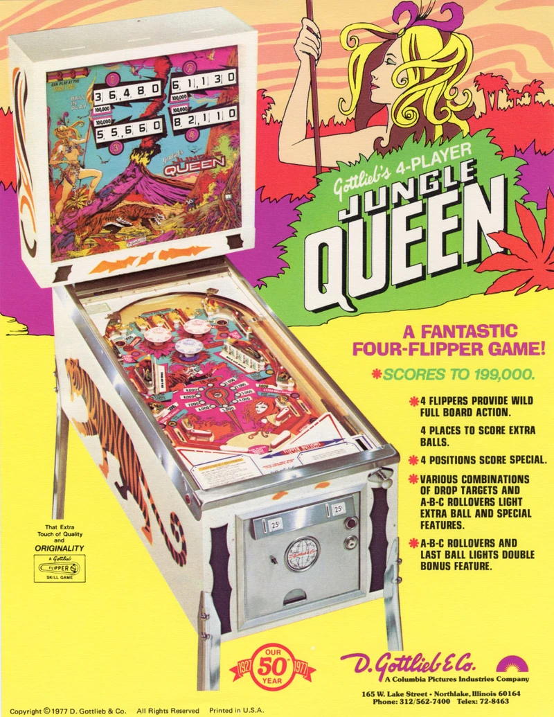 Dépliant pour Jungle Queen