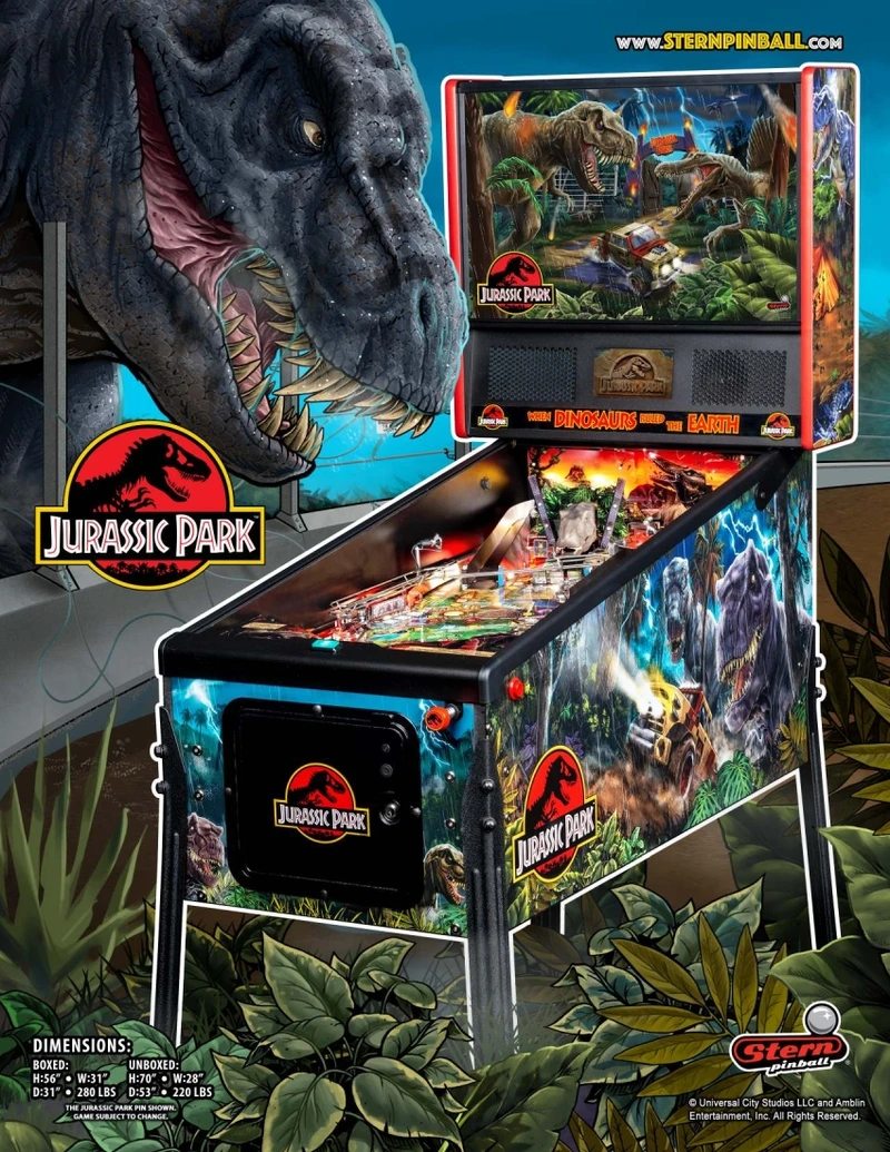Flyer for Jurassic Park (Home Edition)