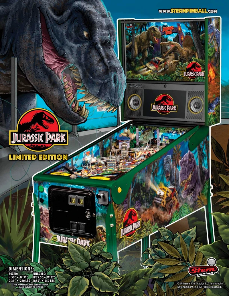 Flyer for Jurassic Park (LE)