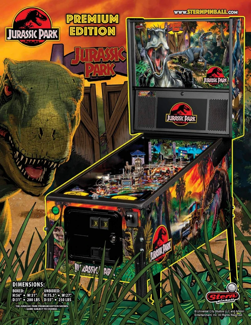 Flyer for Jurassic Park (Premium)