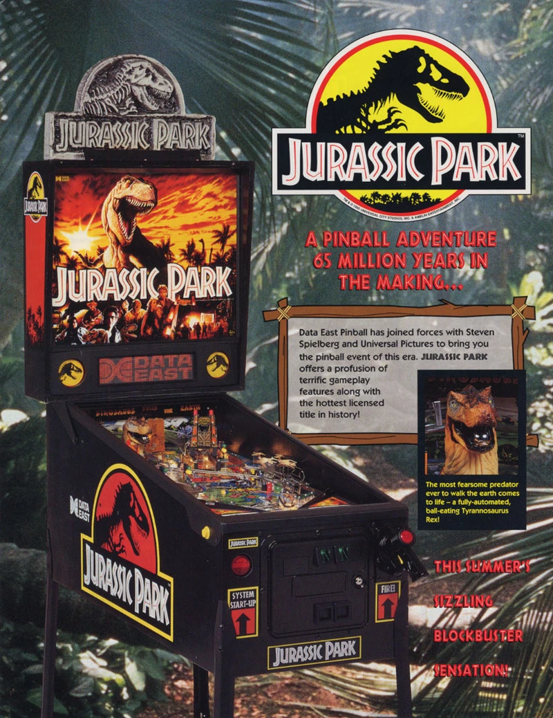 Flyer for Jurassic Park
