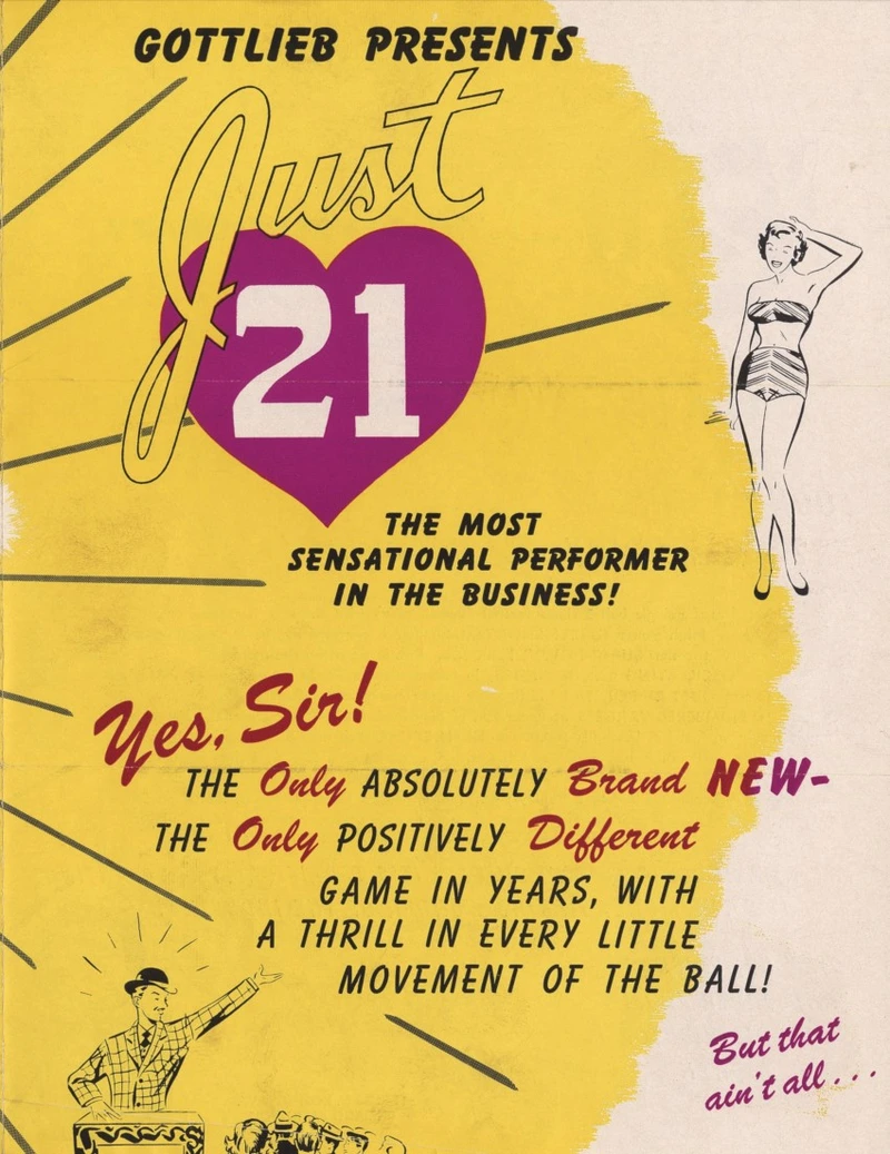 Flyer for Just 21