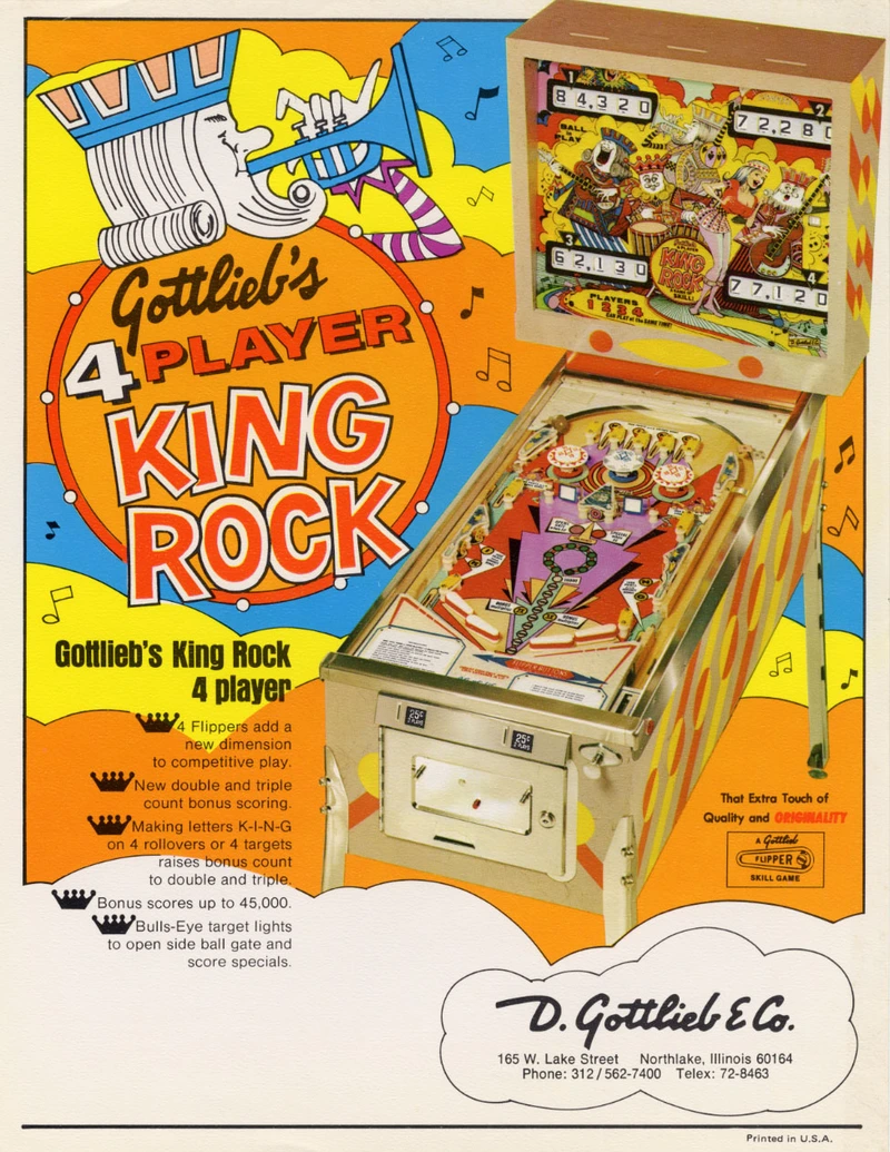 Flyer for King Rock