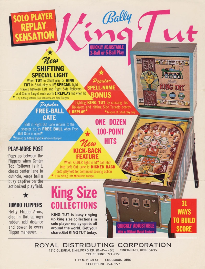 Flyer for King Tut