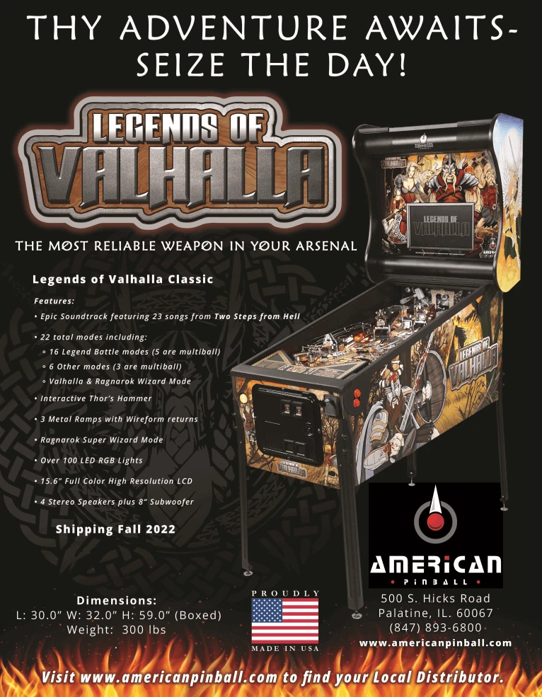 Dépliant pour Legends of Valhalla (Classic)