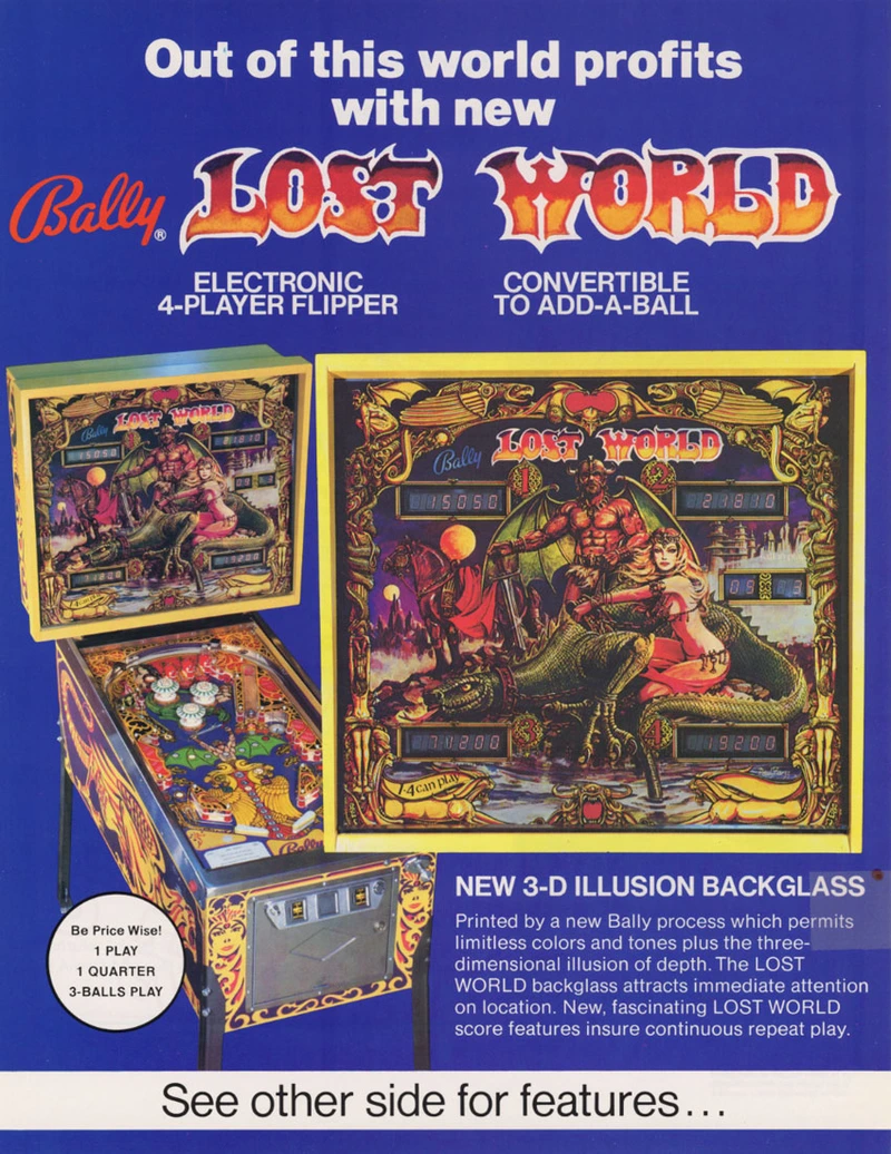 Dépliant pour Lost World