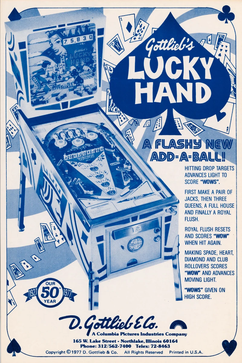 Flyer for Lucky Hand