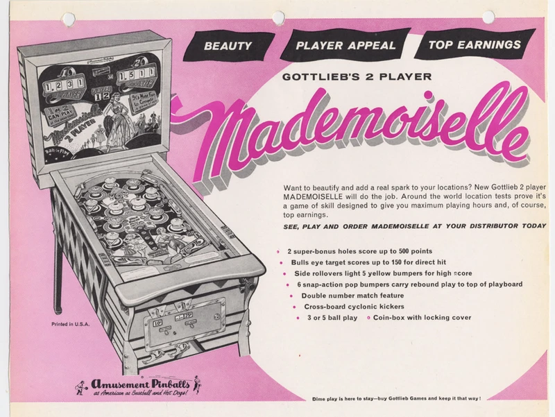 Flyer for Mademoiselle