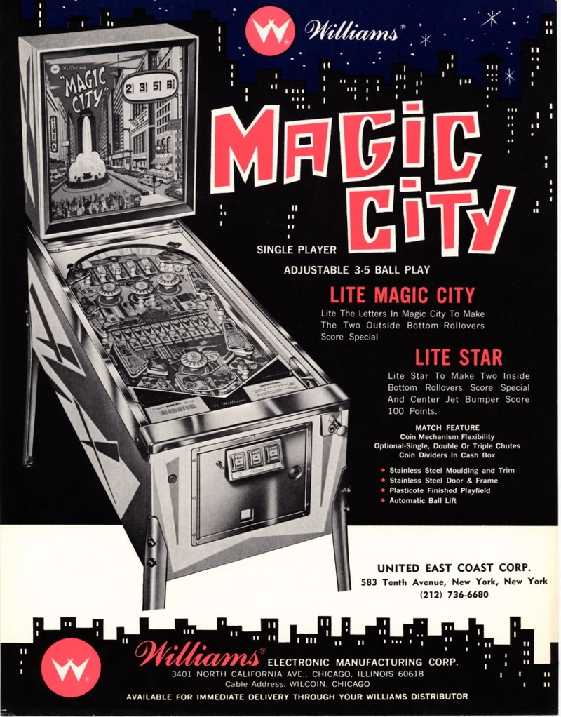 Dépliant pour Magic City