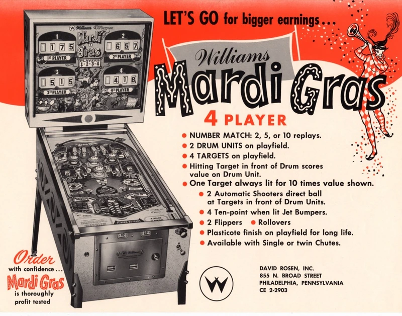 Flyer for Mardi Gras