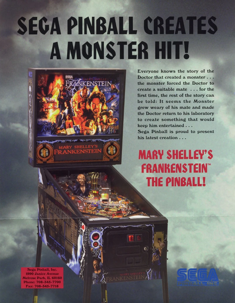 Flyer for Mary Shelley's Frankenstein
