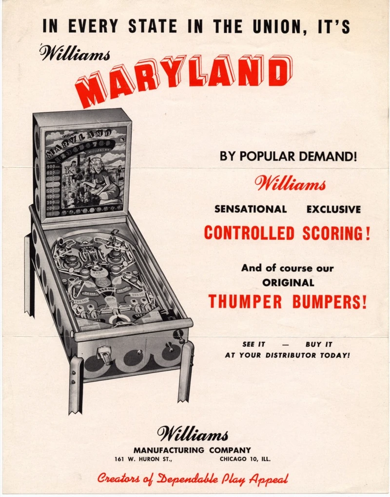 Dépliant pour Maryland