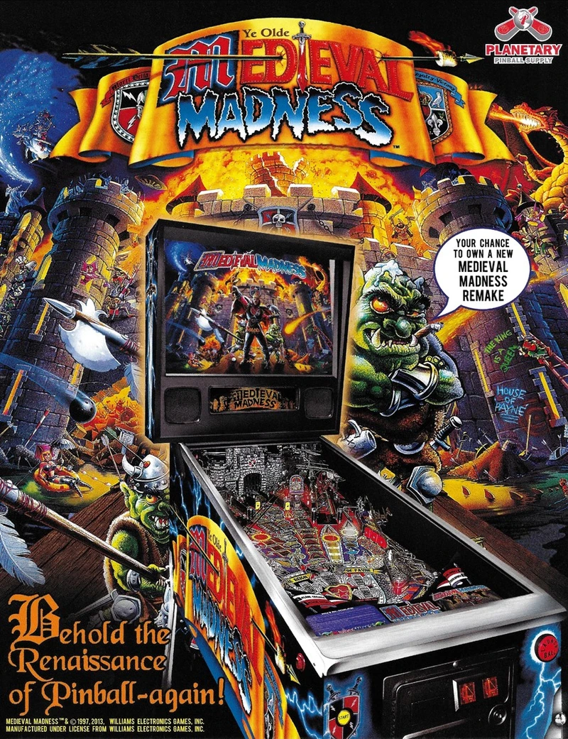 Flyer for Medieval Madness (Remake)