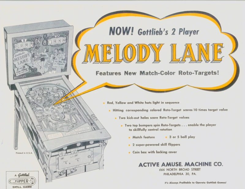 Flyer for Melody Lane