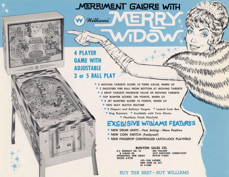 Flyer for Merry Widow