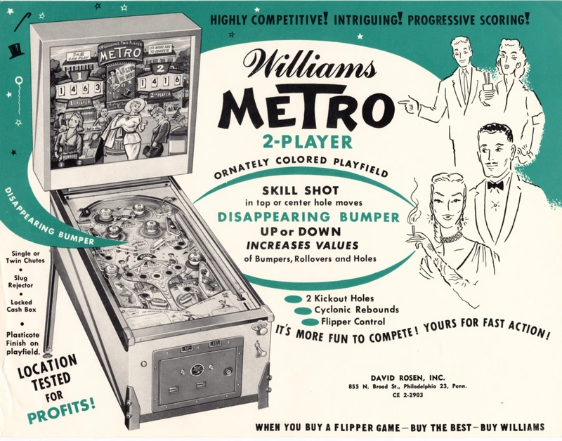 Dépliant pour Metro