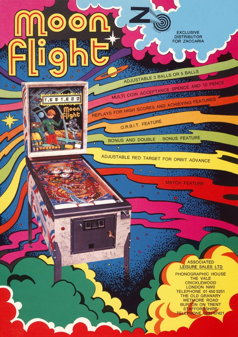 Dépliant pour Moon Flight