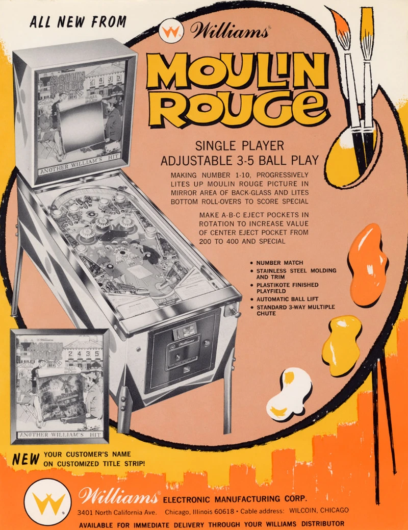 Flyer for Moulin Rouge