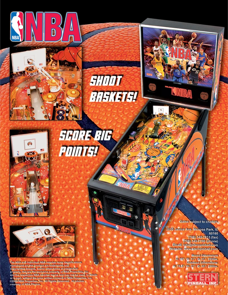 Dépliant pour NBA